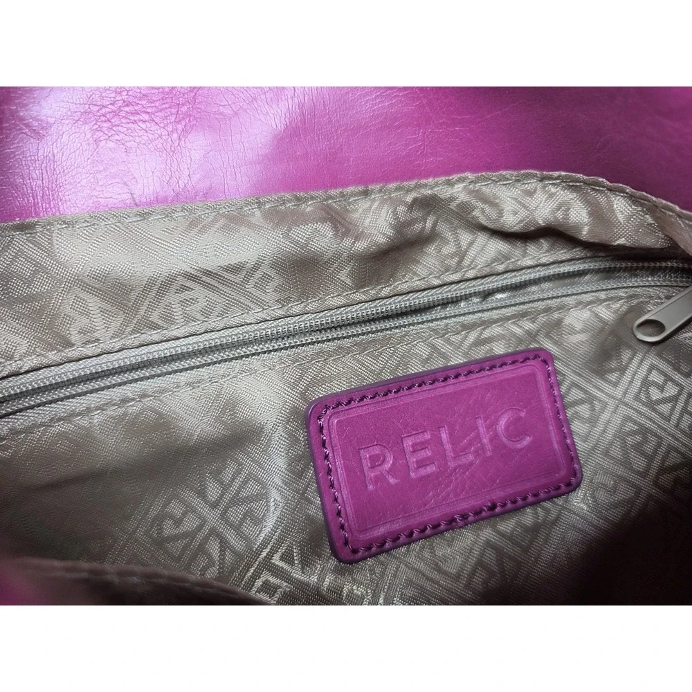 Relic Pink‎ Crossbody Bag Faux Leather About 11x10